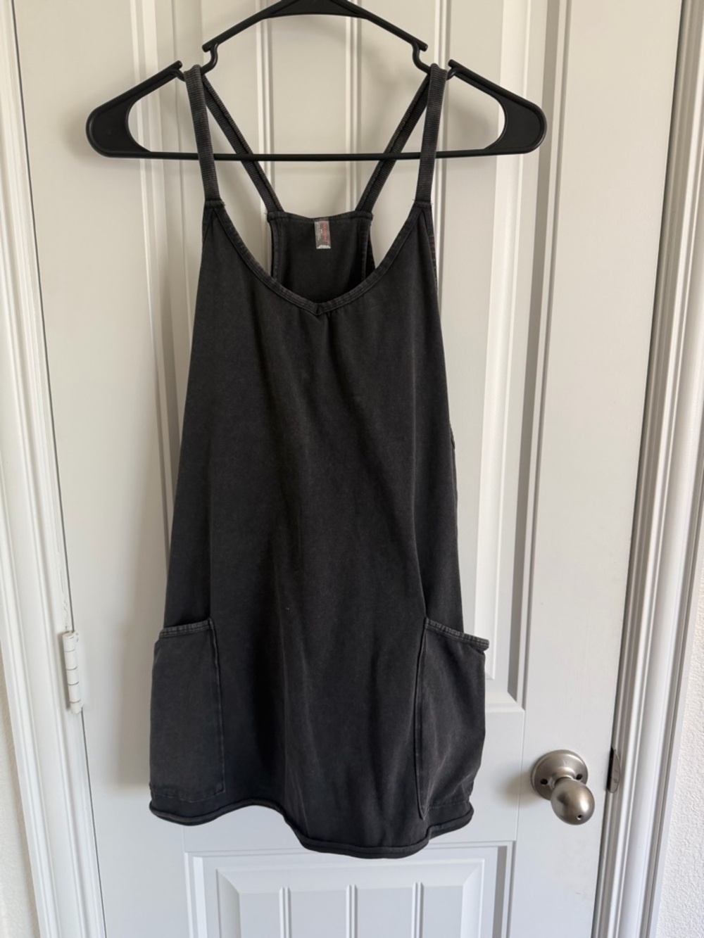 Free People Hot Shot Black Mini Dress